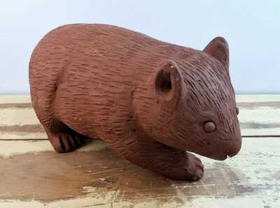 TERRACOTTA WOMBAT