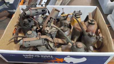 OIL CANS AND BLOW TORCHES