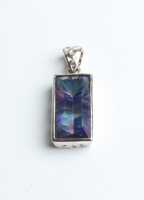 SILVER TOPAZ PENDANT