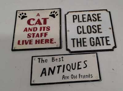 NOVELTY SIGNS