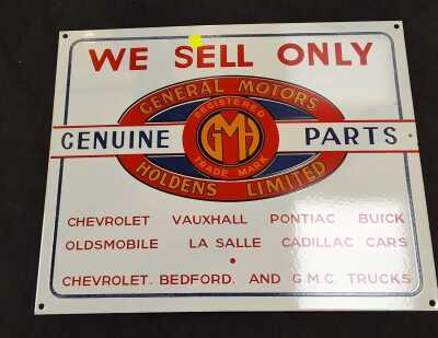 VINTAGE STYLE ENAMEL SIGN