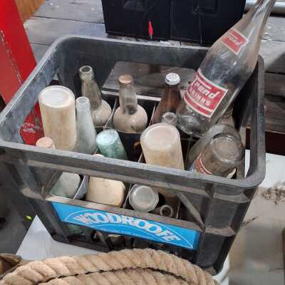CRATE OF BOTTLES
