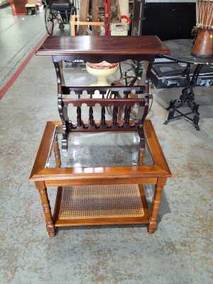 TABLE AND MAGAZINE RACK