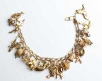 GOLD CHARM BRACELET - 3