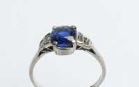 SAPPHIRE & DIAMOND RING - 2