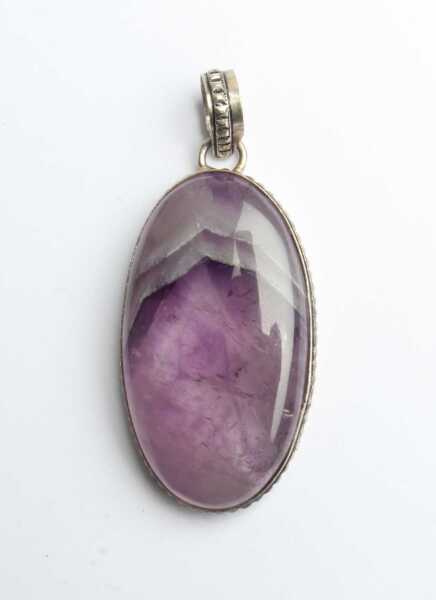 SILVER AMETHYST PENDANT