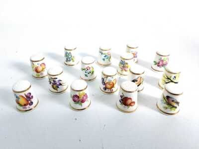 ROYAL WORCESTER THIMBLES