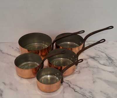 COPPER SAUCEPANS
