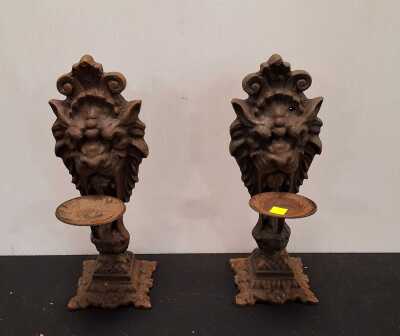 PAIR OF CANDLE STANDS