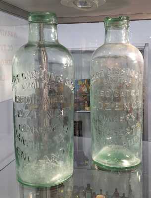 VINTAGE LOZENGE BOTTLES