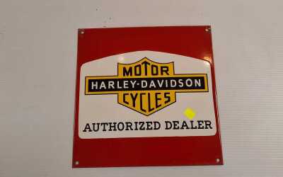 VINTAGE STYLE ENAMEL SIGN