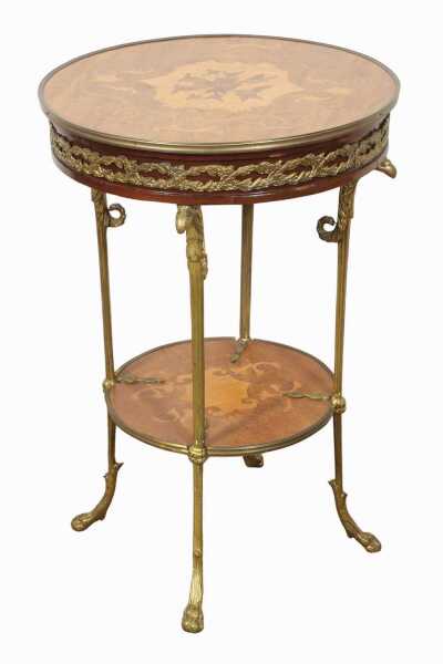 PEDESTAL DRUM TABLE
