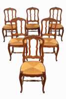 SET OF OAK DINING CHAIRS