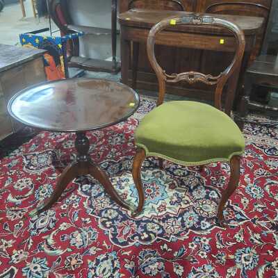 CHAIR AND TABLE