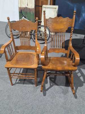 CHAIR AND ROCKER