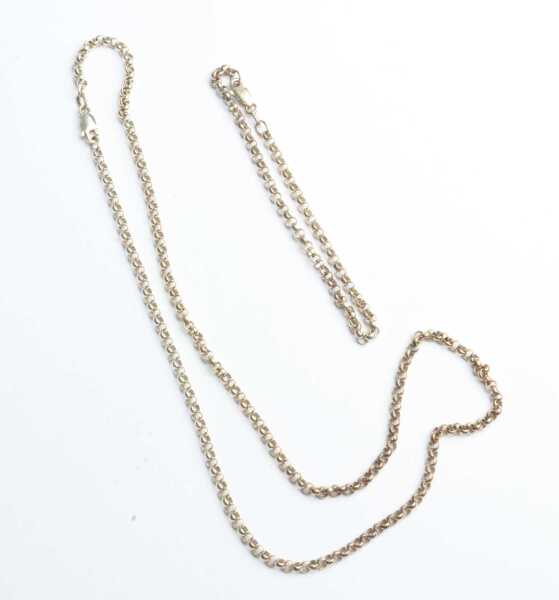 SILVER NECKLACE & BRACELET
