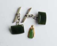 GREENSTONE SET JEWELLERY