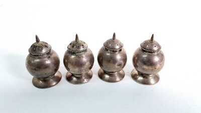 SILVER SALT SHAKERS