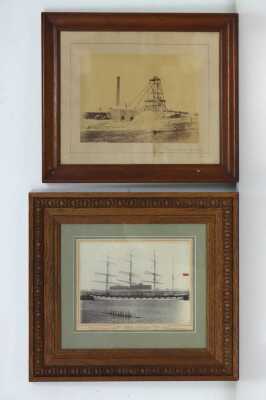 TWO FRAMED PHOTOGRAPHS