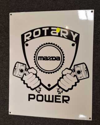 VINTAGE STYLE ENAMEL SIGN
