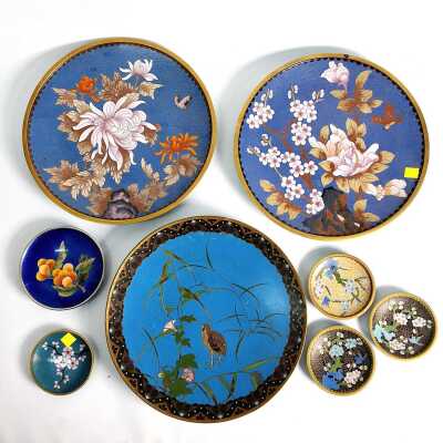 CLOISONNE PLATES