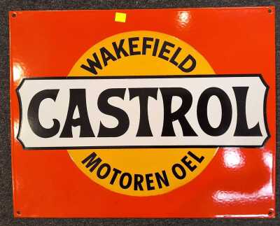 VINTAGE STYLE ENAMEL SIGN