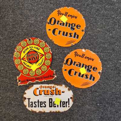 VINTAGE STYLE ENAMEL SIGNS