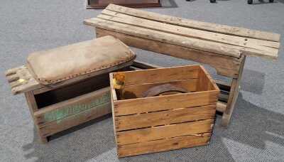 RUSTIC FURNITURE LOT