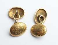 GOLD CUFFLINKS - 2