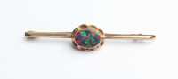 GOLD OPAL BROOCH