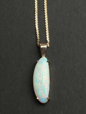 GOLD OPAL PENDANT