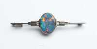 GOLD OPAL BROOCH