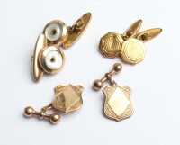 GOLD CUFFLINKS - 3
