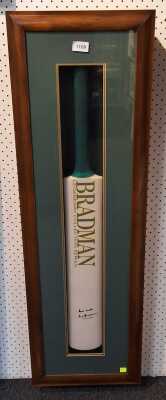 FRAMED CRICKET BAT