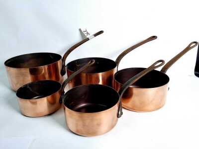 COPPER SAUCEPANS