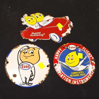 VINTAGE STYLE ENAMEL SIGNS