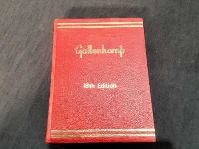 GALLENKAMP LAB CATALOGUE