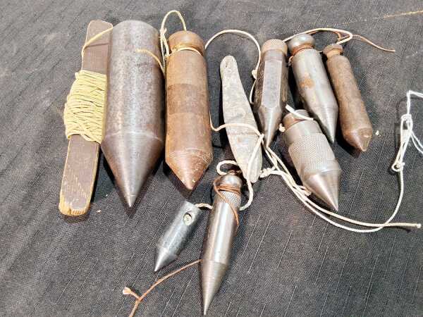 PLUMB BOB AND WEIGHTS