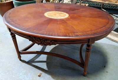 OVAL COFFEE TABLE