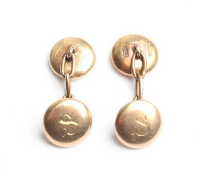 GOLD CUFFLINKS