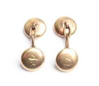 GOLD CUFFLINKS