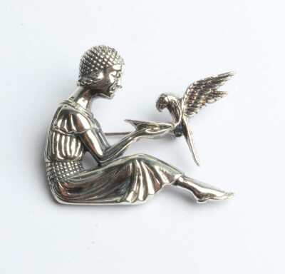 SILVER BROOCH