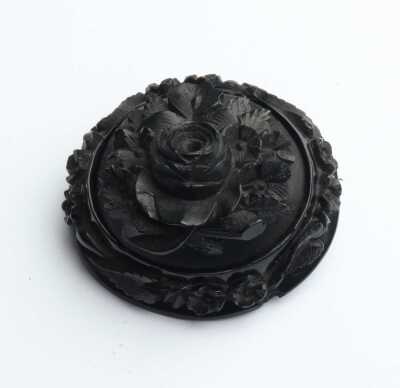 JET BROOCH