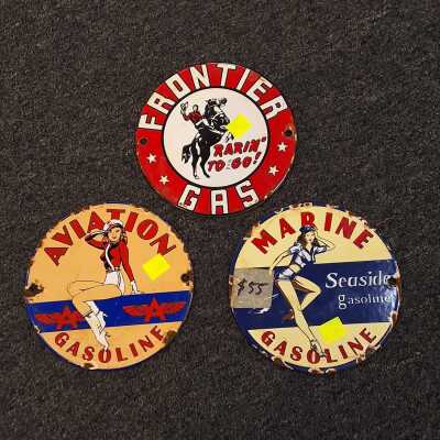 VINTAGE STYLE ENAMEL SIGNS