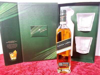 JOHNNIE WALKER GREEN LABEL 15yo WHISKY