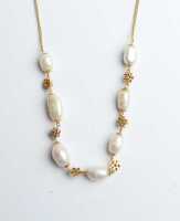 GOLD PEARL NECKLACE - 2