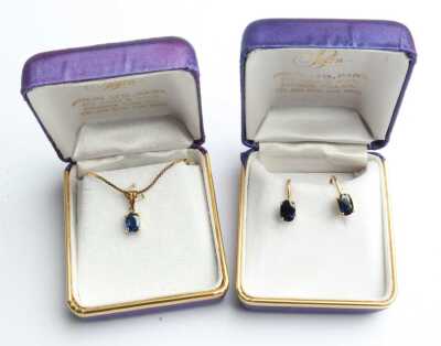 GOLD & SAPPHIRE SET
