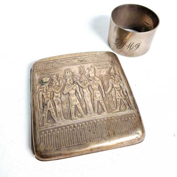 SILVER CIGARETTE CASE