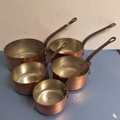 COPPER SAUCEPANS
