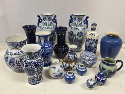 BLUE AND WHITE CHINA